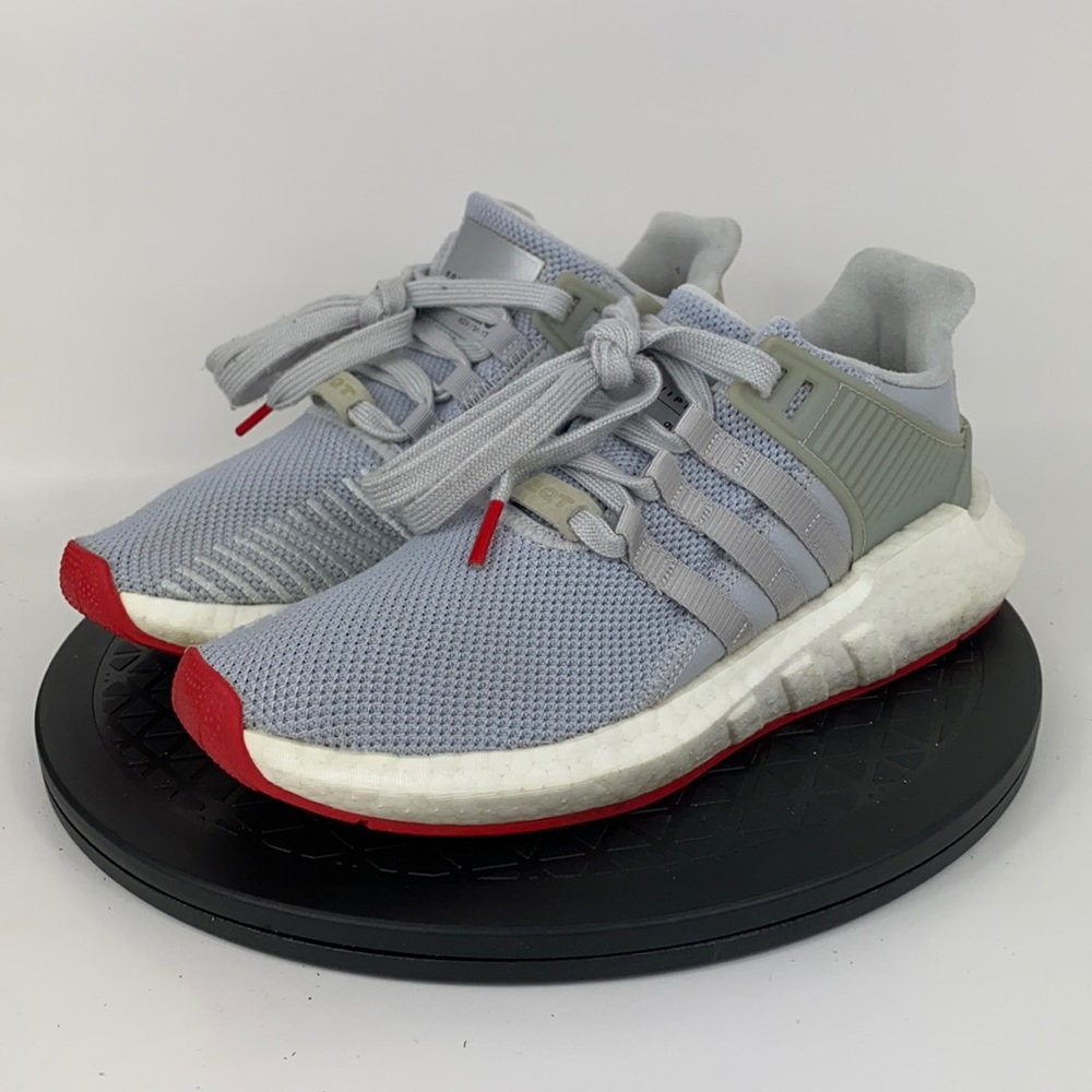 Adidas EQT Support 93/17 Gray/Red Athletic Running Shoes CQ2393 Men's Size 6